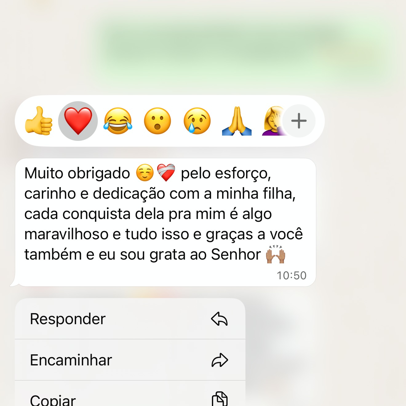 Imagem do depoimento